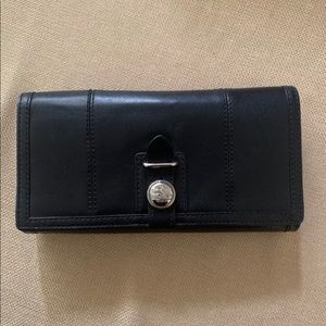 Authentic Coach Black Leather Wallet